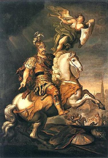 Jerzy Siemiginowski-Eleuter John III Sobieski at the Battle of Vienna china oil painting image